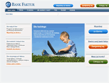 Tablet Screenshot of bankfaktur.pl